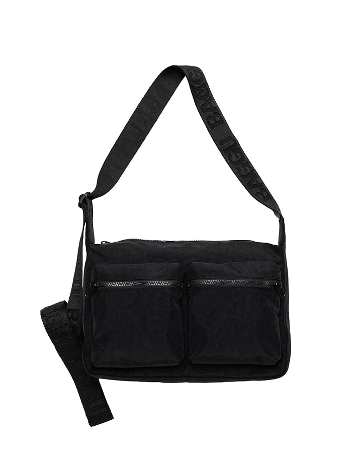 BAGGU MEDIUM NYLON CRESCENT BAG 黒　アメリカ購入 Baggu Medium Nylon Crescent Bag - Black